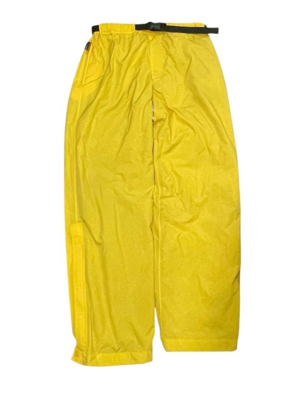 Henri Lloyd Ripstop Sailing Pants Rain Pants Men's Sz Large Yellow Belted